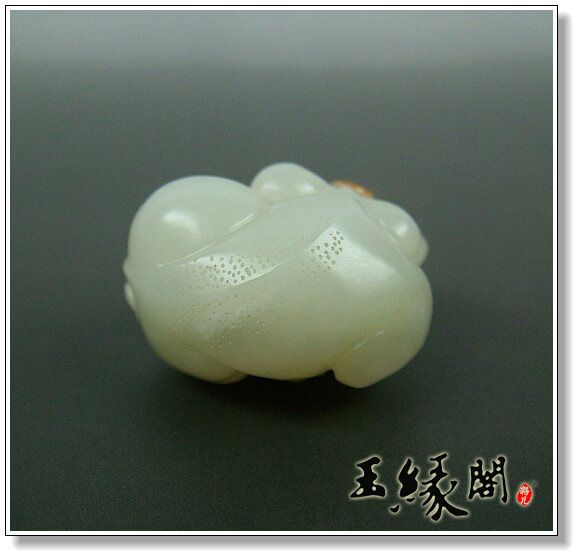 白玉籽料把件 招财猪