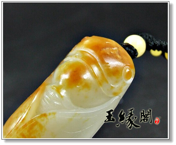 洒金皮籽 一鸣惊人挂件