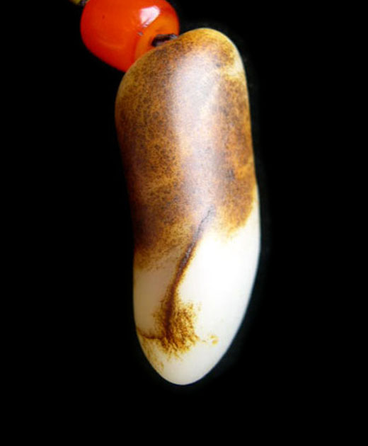 羊脂白玉子料