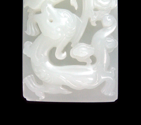 白玉子料　龙牌