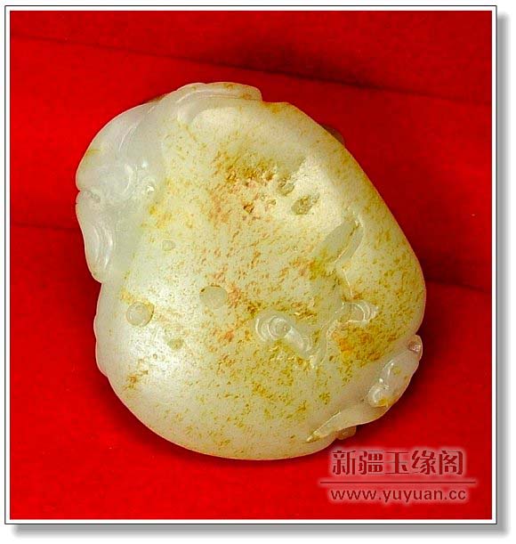 白玉籽料把件 如意童子