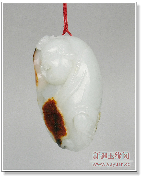 红皮籽料 如意笑佛把件