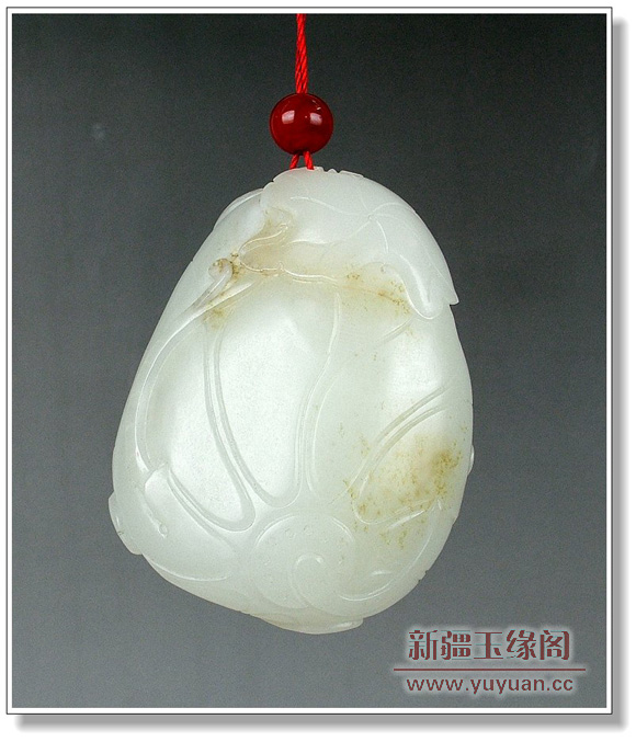 黄皮籽料 喜得连科把件