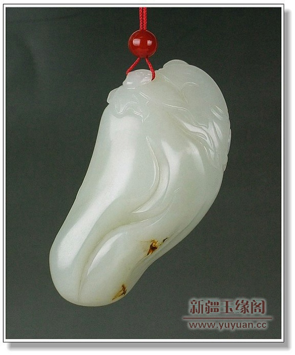 白玉籽料把件 祖孙乐