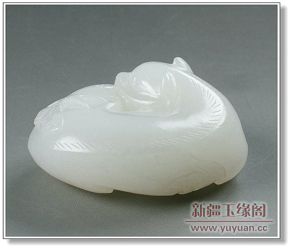 羊脂白玉 耄耋把件