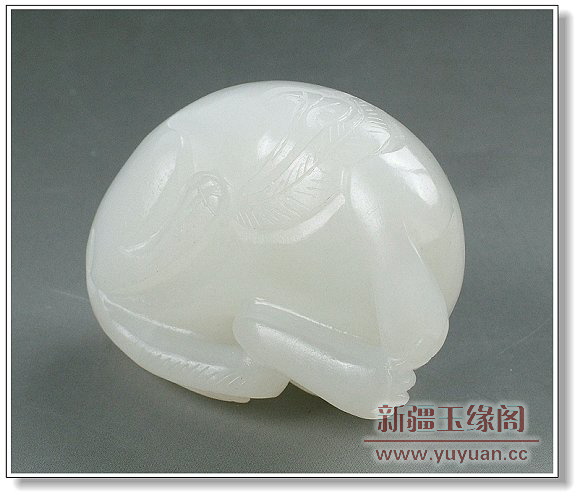 羊脂白玉 耄耋把件