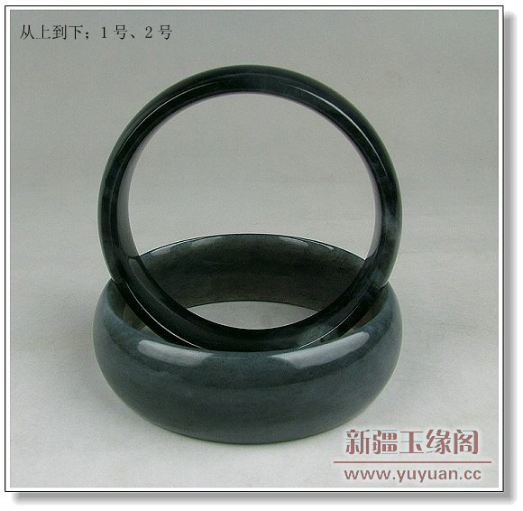 墨玉籽宽面镯(57/59)