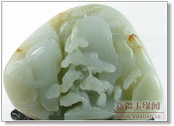 白玉籽料摆件 山子