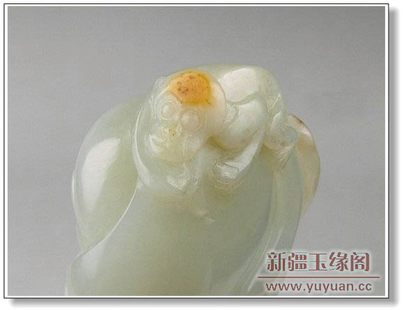 黄皮籽料把件 如意佛