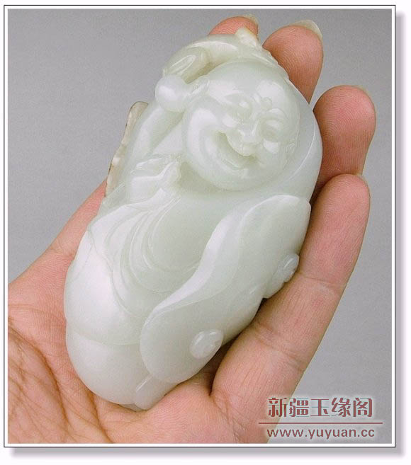 黄皮籽料把件 如意佛