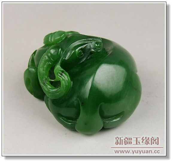碧玉 青牛把件