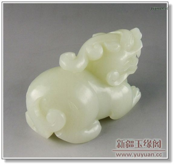 白玉籽料摆件 辟邪