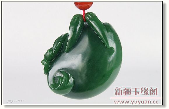 碧玉 金蟾把件