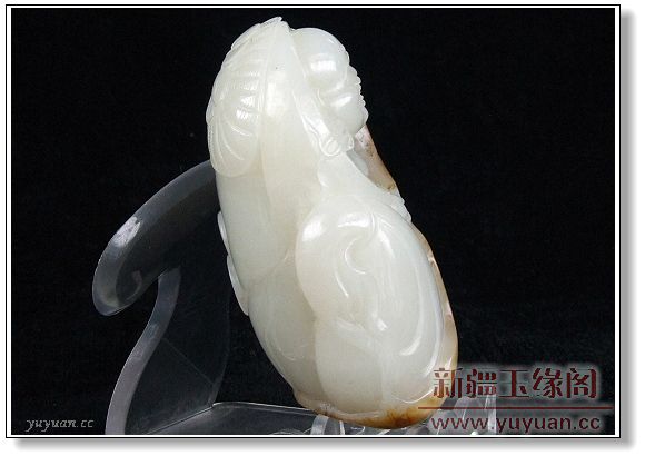 金黄皮籽料 布袋佛把件