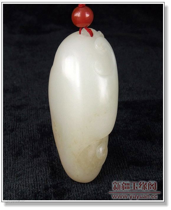 黄皮籽料把件 恩爱