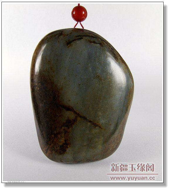 褐皮籽料把件 佛