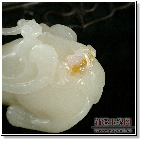 糖白玉 貔貅把件