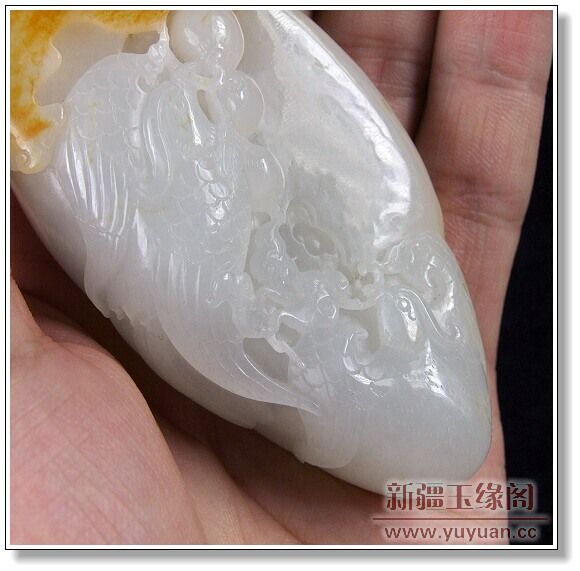 黄皮籽料 灵凤天祥把件