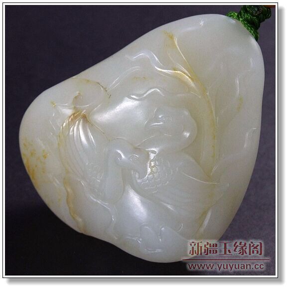白玉籽料把件 永结同心