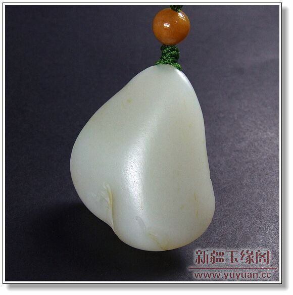 白玉籽料把件 永结同心