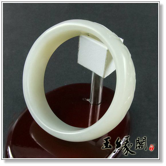白玉籽料  金玉满堂手镯(59.5)