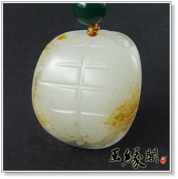 白玉籽料  富贵长寿把件