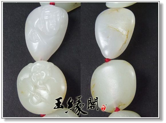 白玉籽料 八仙手链