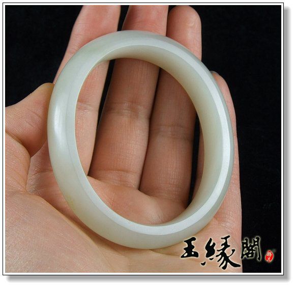 白玉籽料 贵妃手镯