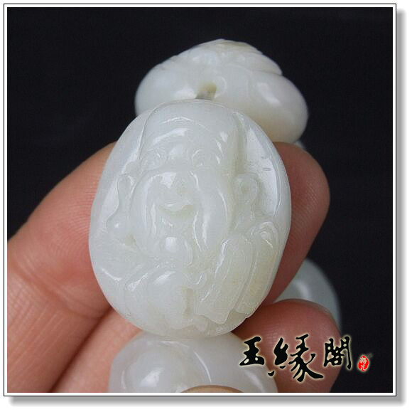 白玉籽料 八仙手链