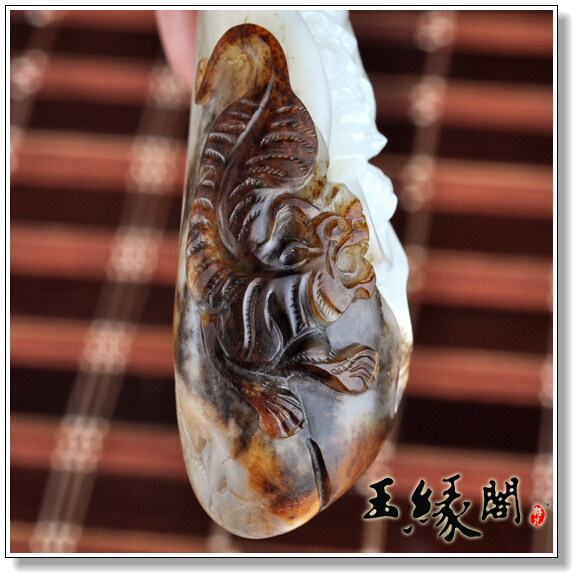 褐皮籽料 伏虎罗汉把件