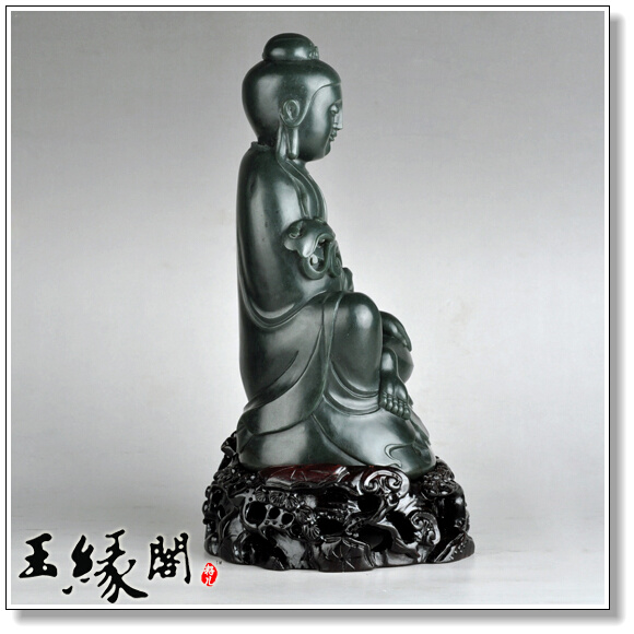 青玉摆件 观音