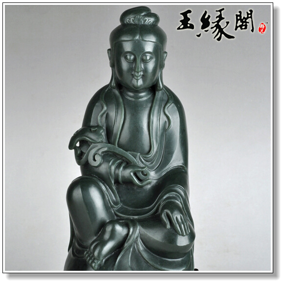 青玉摆件 观音