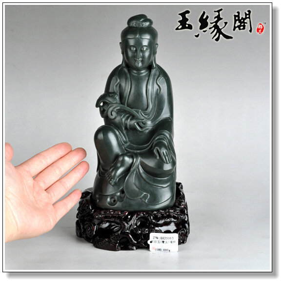 青玉摆件 观音