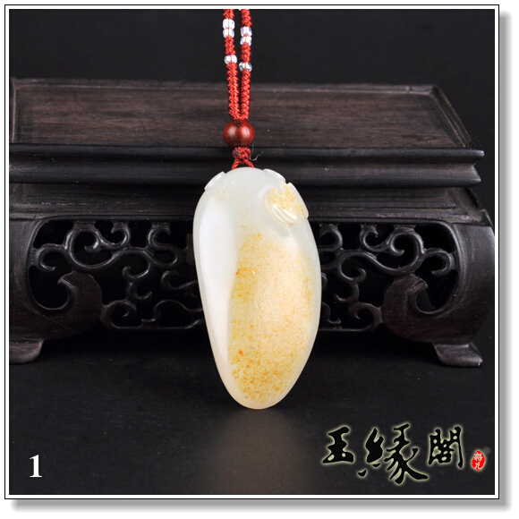 白玉/羊脂玉籽料挂件 财神【两款】
