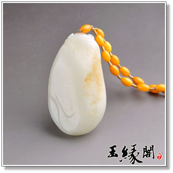 白玉籽料把件 财神