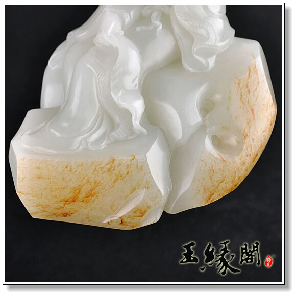 黄皮籽料摆件 麻姑献寿