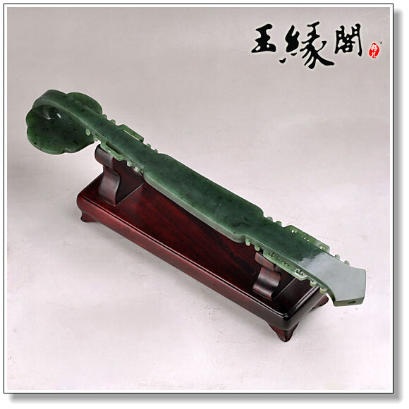 碧玉仿古摆件 如意【一对】