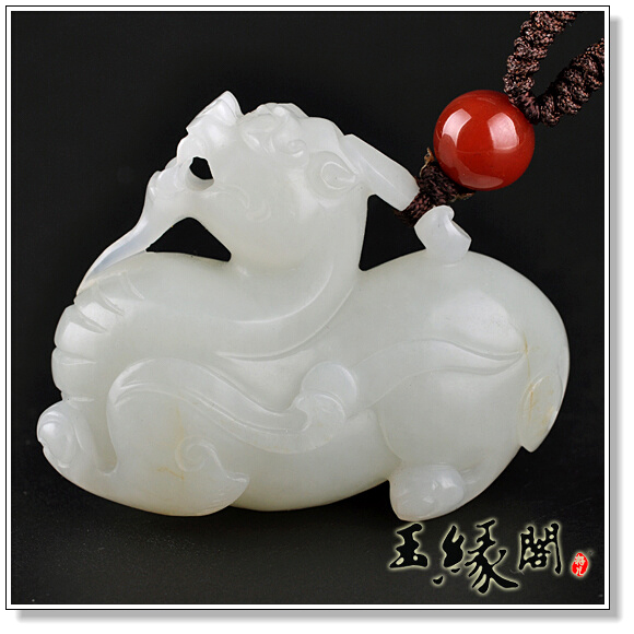 白玉籽料 貔貅把件