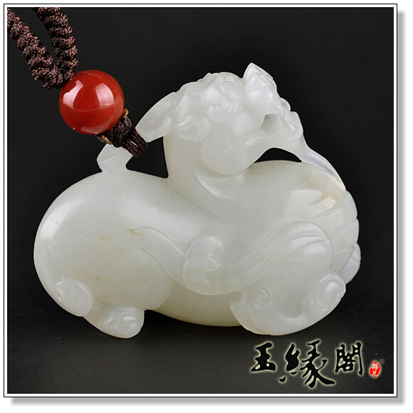白玉籽料 貔貅把件