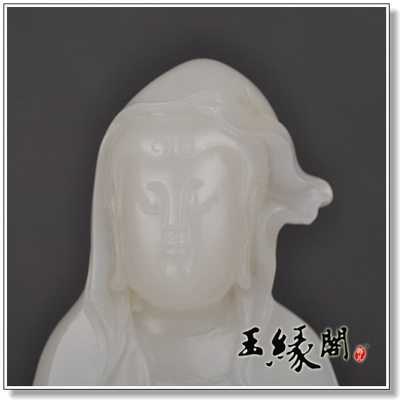 秋梨皮籽料摆件 观音
