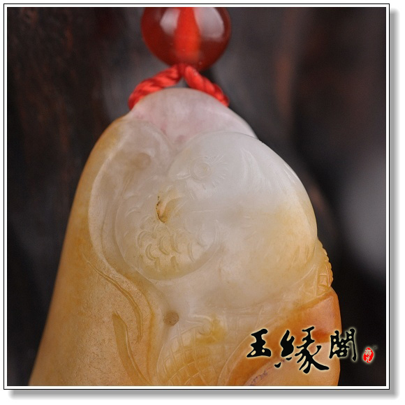 黄皮籽料挂件 岁岁平安