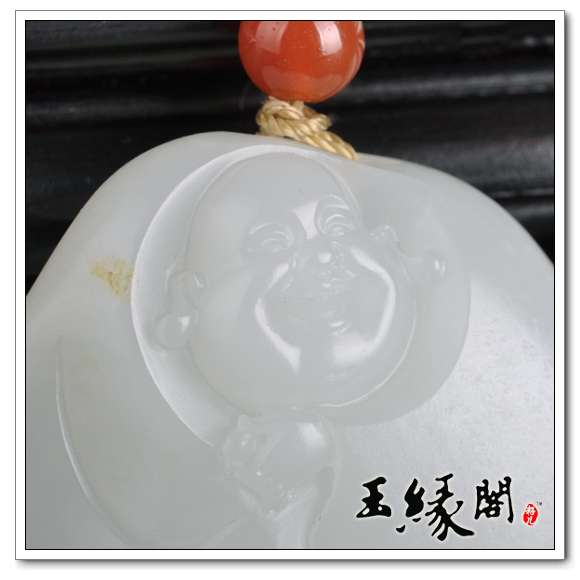 羊脂玉籽料挂件 精品佛