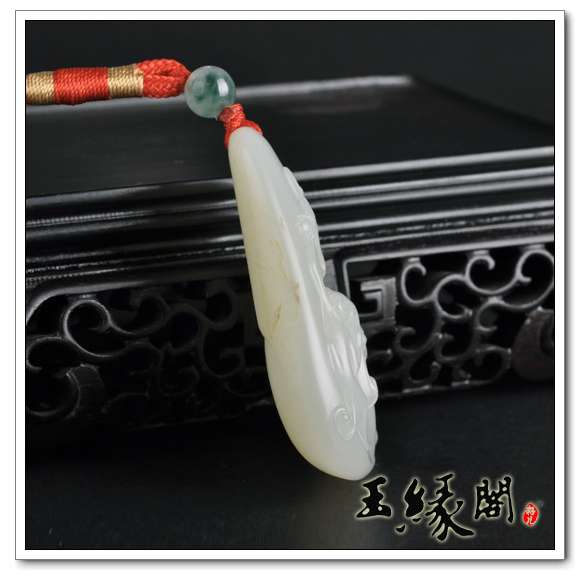 羊脂玉籽料 马上封侯把件