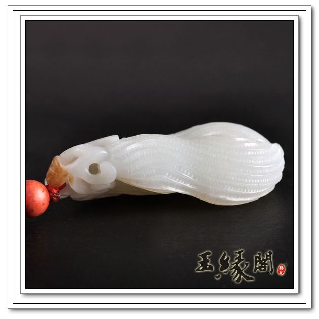 白玉籽料挂件 生生如意