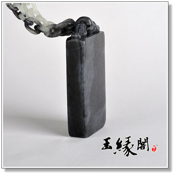 墨玉籽料龙头牌 平安无事