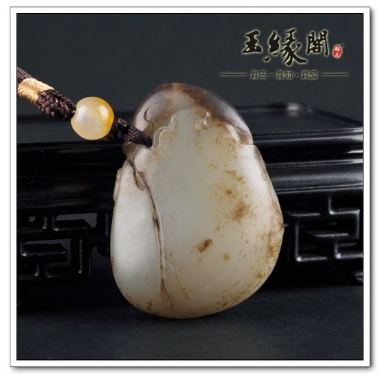 褐皮籽料把件 虎虎生威