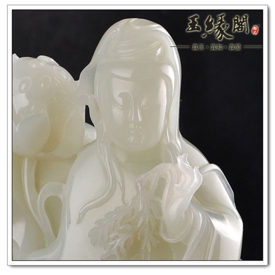 白玉籽料摆件 观音