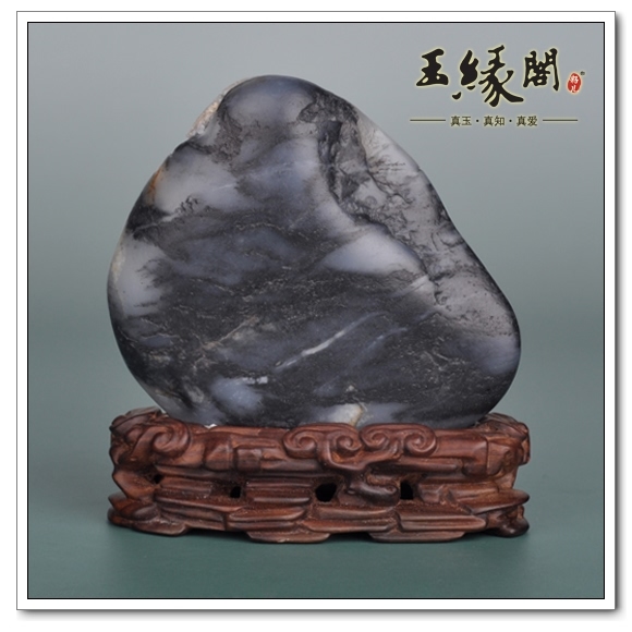 墨玉籽料摆件 寻源