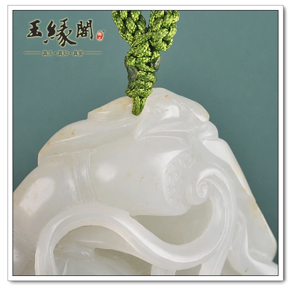 白玉籽料把件 财运连连