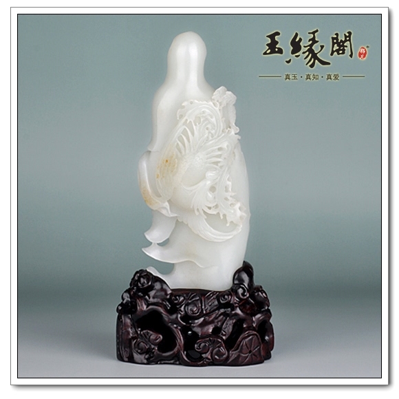 白玉籽料摆件 观音